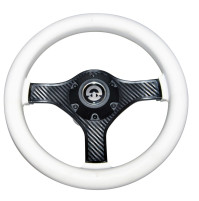 VR00 Steering Wheel - White Color - 62.00784.01 - Riviera 